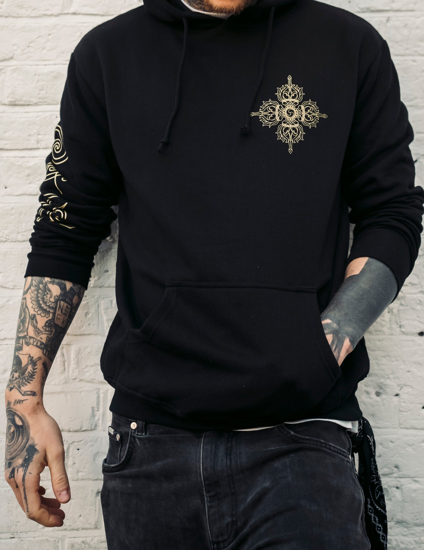 Double Vajra Cotton Hoodie